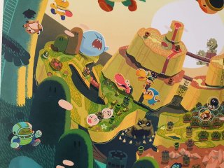 Super Mario Kingdom Poster A3