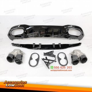 Difusor Trasero Mercedes W177 Look AMG A45