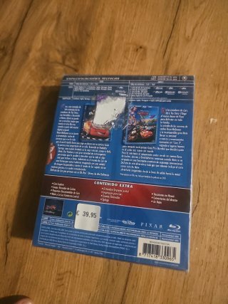PRECINTADO Colección Cars 1 y 2 Blu-ray