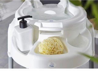 Bañera bebé con jamaca y soporte