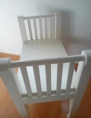 Banco descalzadora blanco madera