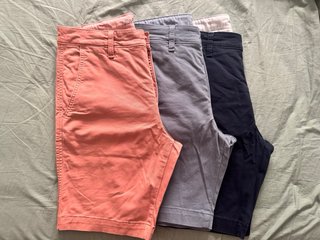 Bermudas de colores (3 unidades)