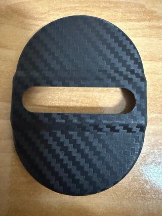 4 Cubiertas Cerradura Puerta Coche Carbono