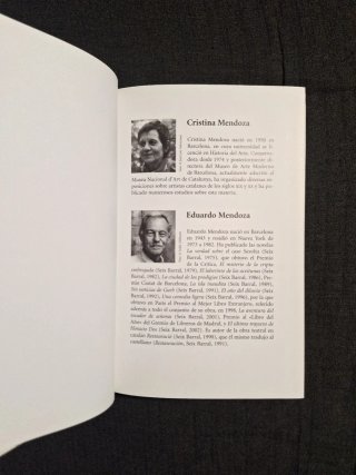 Cristina y Eduardo Mendoza. Barcelona modernista