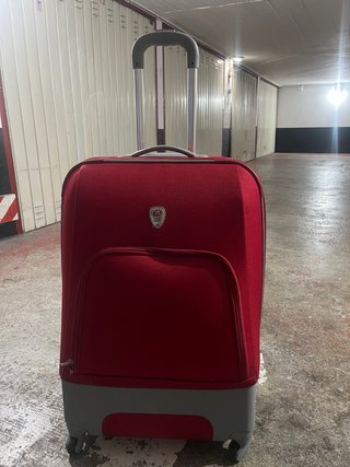 Maleta Majestic Olympia Grande Gris Roja