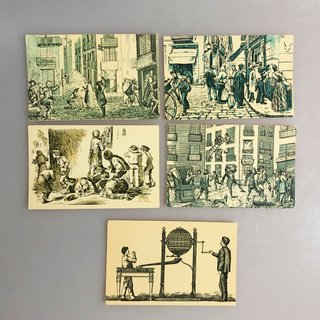 Lote Postales Vintage Lotería Nacional