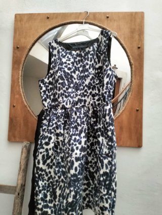 Vestito Zara Smanicato Maculato