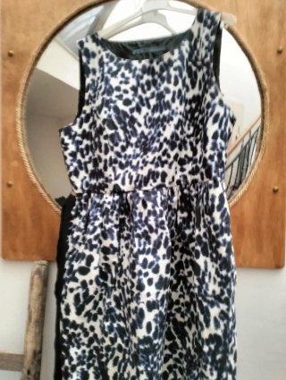 Vestito Zara Smanicato Maculato