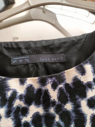 Vestito Zara Smanicato Maculato