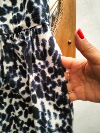 Vestito Zara Smanicato Maculato