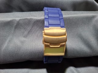 Reloj CAUNY Cronógrafo Dorado y Azul