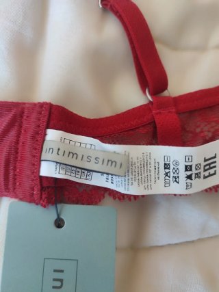 Reggiseno Intimissimi pizzo rosso