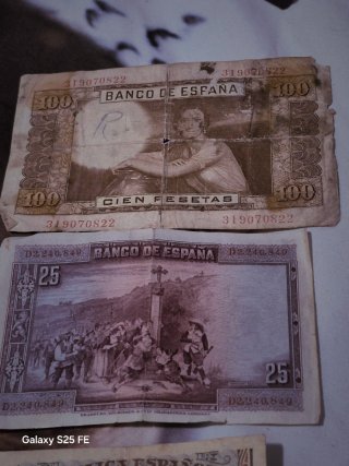 Billetes República Española 1930 y 1935