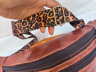 Riñonera de piel vacuno bolso de cuero