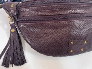 Riñonera de piel vacuno bolso cuero