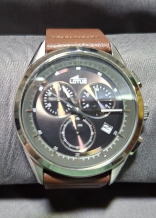 Reloj Lotus Caballero Marrón/Plata