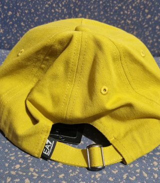 Gorra EA7 Emporio Armani Train Visibility Mostaza.