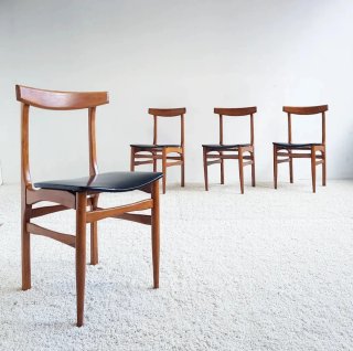 Set 4 Sillas Mid Century | Vintage, 60s.