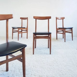 Set 4 Sillas Mid Century | Vintage, 60s.
