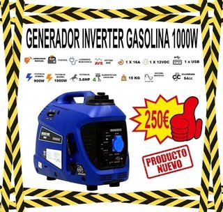 GENERADORES GASOLINA 1000W a 6500W