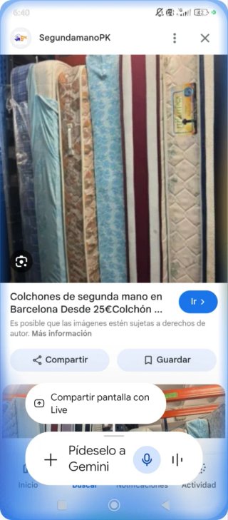Colchones de segunda mano
