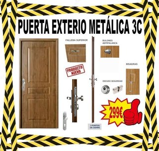 PUERTAS METÁLICAS EXTERIOR