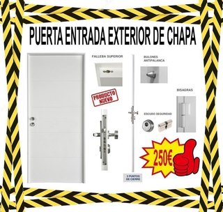 PUERTAS METÁLICAS EXTERIOR