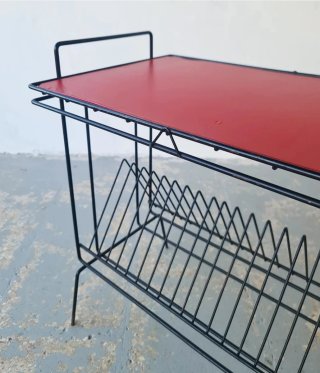 Mesa auxiliar estilo POP 2 colores | Francia 70s.
