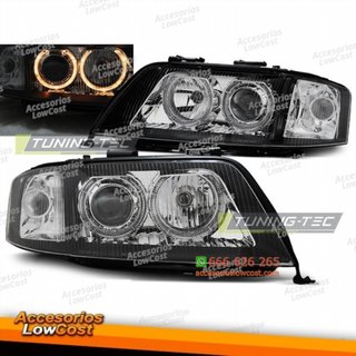 FAROS ANGEL EYES NEGRO apto para AUDI A6 06/01-05