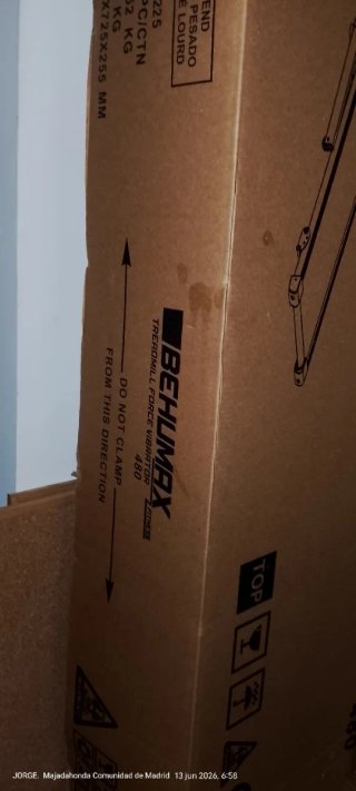 Cinta de Correr Behumax Force 480 Nueva y su caja.