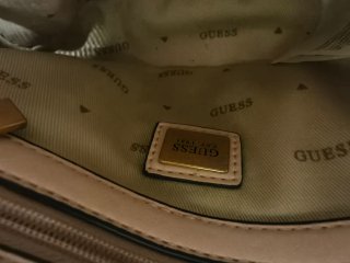 Bolso Guess Rosa Dorado