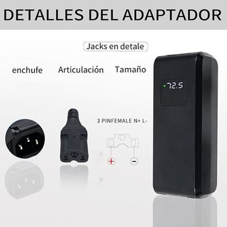 YANGZIDIANYUAN cargador 72.5V 3A LED Baterías 60V