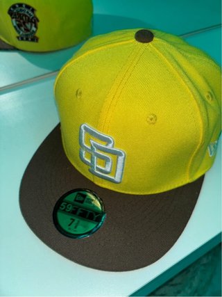 Gorra New Era 59FIFTY Amarilla y Marrón