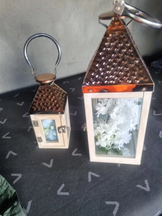 Coppia Lanterne Decorative