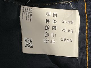 Bermudas Hugo Boss Orange Talla 34 Azul Marino