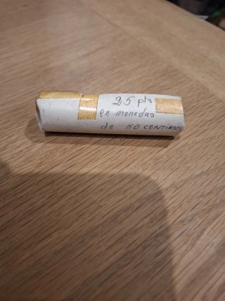 Cartucho de la época de monedas 50 centimos