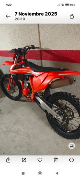 KTM SX-F 450 Enduro/Motocross Naranja