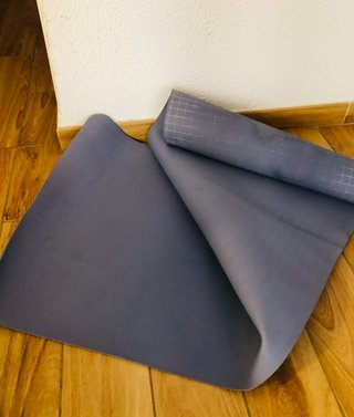 Esterilla de yoga azul