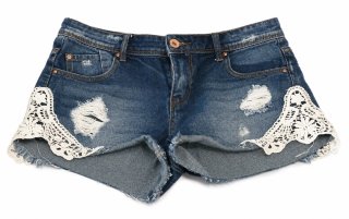 Shorts vaqueros Stradivarius mujer T.XS