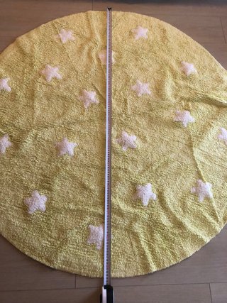 Alfombra redonda infantil estrellas