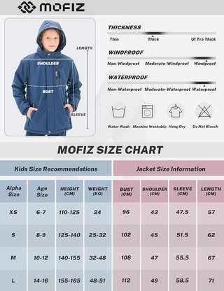 Chaqueta Invierno MoFiz Softshell S 125-140