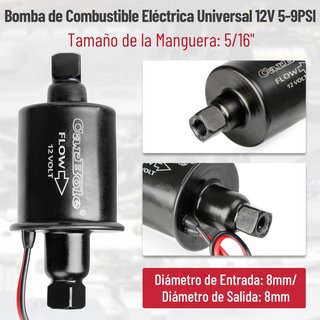 Bomba Combustible Eléctrica CarBole 12V 5-9PSI