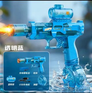 Pistola de agua eléctrica recargable.