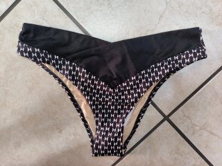 Bikini Marfe nero e bianco taglia unica