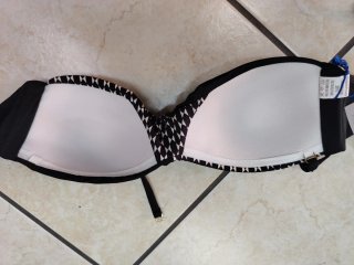 Bikini Marfe nero e bianco taglia unica