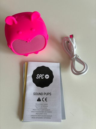 Altavoz Bluetooth SPC Sound Pups Rosa