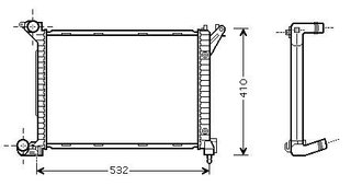 Radiador MINI One 1.4 D 03-