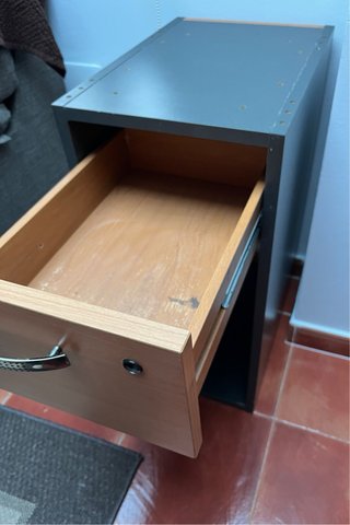 Cajón Mesa Oficina/Escritorio Madera y Metal