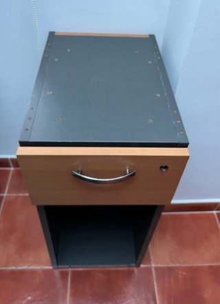 Cajón Mesa Oficina/Escritorio Madera y Metal