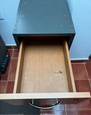 Cajón Mesa Oficina/Escritorio Madera y Metal